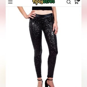 Tipsy elves sequin leggings